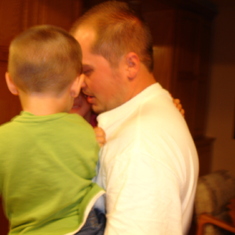 Grandson, Stephen with His nephew tommy