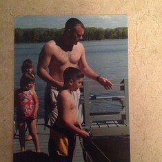 Tommy & kids fishing