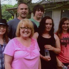 June 2012 - Kyle's Graduation Party
Amiah, Tommy, Tommy, Jr., Mom, Taylor and Alisha