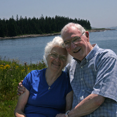 Mom and Dad in Vinalhaven ME 2010