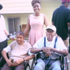 My grandparents at my graduation party