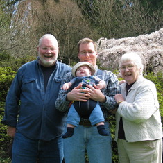 4 Generations: Tom, Kent, Keegan & Rosemary