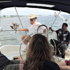 Tom's New England Memorial: Rob sailing