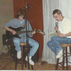 This is where the band started, right in my living room when he came home from the service.