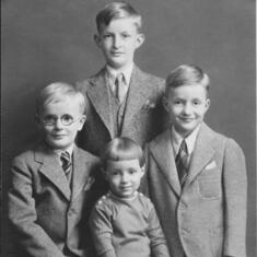 1934 Brothers: Jack, Lou, Tom and Bill (L-R)