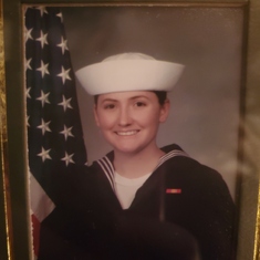 Ashlyn joined the Navy after being inspired by her grandfather's military service
