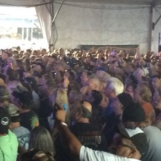 We could always find Tommy in a crowd! Lynyrd Skynyrd Summer 2017, with Johnny and JT