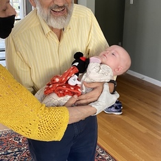 Opa’s first time holding Emilia