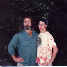 1995 Thomas and son Tom Blue Lake property