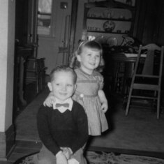 1956 Lo and Tom in Gram's DR