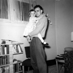 Tom with birthday girl Shannon, March 1961