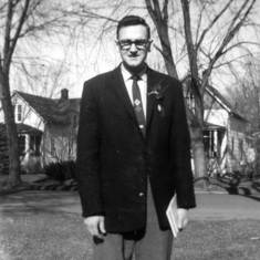 School teacher Tom, spring 1961