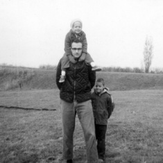 Tom with Patty Rose and Kevin, March 1967