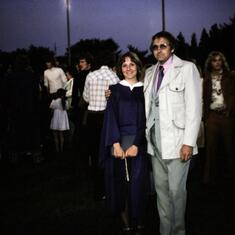 Shannon's high school graduation, June 1975