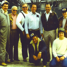 Tommy (left), Lawrence (third from left), Jim Kole bottom right