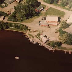 From the Archive of Jim Woolnough - The Marina from above