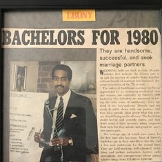 Tom 1980 Bachelor featured in Ebony
