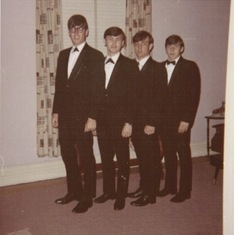Friends forever and ever: Otto, John, Rick & Tom going to their school prom (with dates  : )