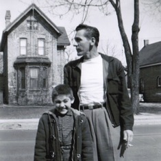 8 year old Tommy & his dad, Tim