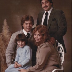 Like yesterday: pictured with our children, Renee & Allan