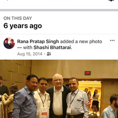 Six years back in Washington DC, during ISAHP 2014