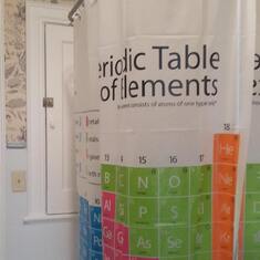 What did you expect an academic's shower curtain to be like ?