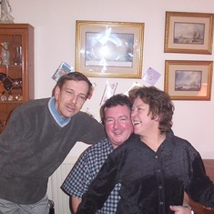 With Val and Derek -  December 2001