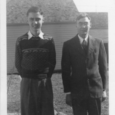 Tom and his father: Thomas Rose Sr