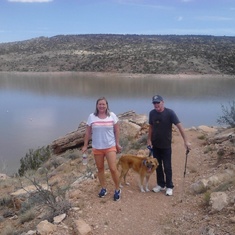 One of our favorite pass times....Hiking with Brady