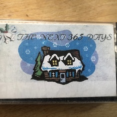 cassette tape of Tim's Christmas song "The Next 365 Days"