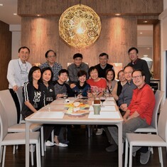 Nov 2016 Betty Wai arranged house warming gatherings on Kwan KS, Biddy Lau and Reuben Kwan visited