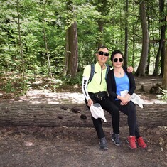Timen and Jessie July 2019 hiking