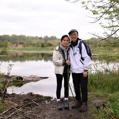 Timen and Jessie May 2017 hiking photo
