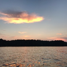  Sunset with Tammy at like Oconee with Theresa  and Glenn 
