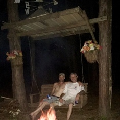  Timmy and Glenn at Lake Oconee with Theresa