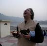 Rishikesh, India before Arti in the Ganges
