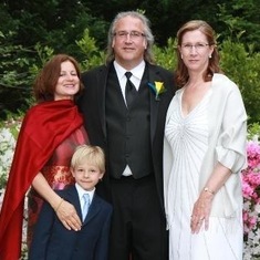 Tim, Monika, Eileen and Sean @ Bill's wedding 4/10
