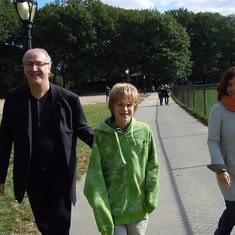Mit Nikolaj in Central Park 2011