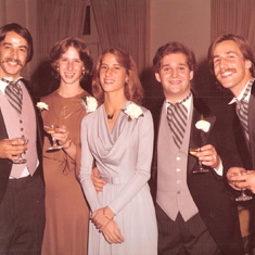 Brother Bill, sister Eileen, sister Megan, guest, and Tim 1976