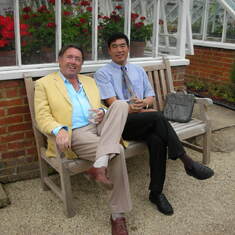 With COSF UK Trustee Prof. Zhanfeng Cui Hailey House Summer Lunch 2006