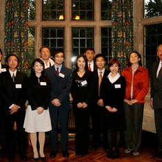 With  China Oxford Scholars at Rhodes House Welcome Lunch November 2006