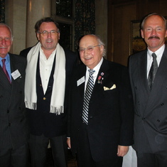 With Lord Norrie, Eric Hotung and Oxford Univeristy Pro VC Dr Jon Dellandrea