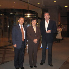 In Beijing, Li Jianmen of the China Scholarship Council & Wu Qidi, Vice Min. of Education 2007