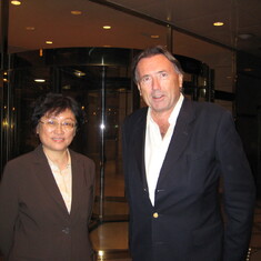 In Beijing with Wu Qidi, Vice Minister  for Education 2007