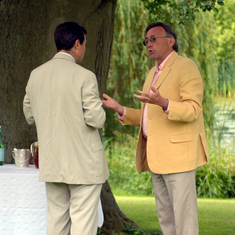 With John Ridding, Hailey House Summer Lunch 2007