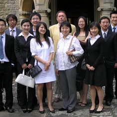 With China Oxford Scholars at Hailey lunch 2007