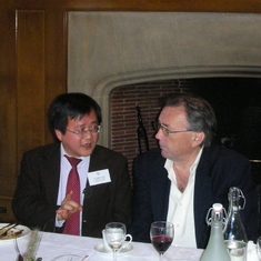 With Prof. Stephen Tsang Rhodes House Welcome Lunch 2007