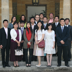 With Scholars at Hailey Summer Lunch 2008