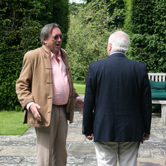With Sir Ivor Roberts, President of Trinity College Oxford Hailey Summer Lunch 2008