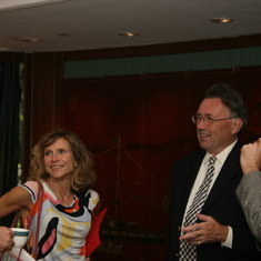 With Rosie Stancer at Speaker's Event in Hong Kong 2008